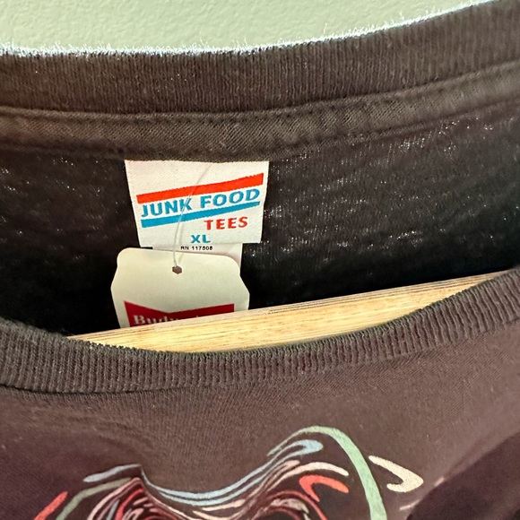 NEW Junk Food Clothing Budweiser Motorcycle Graphic Tee - Picture 5 of 6